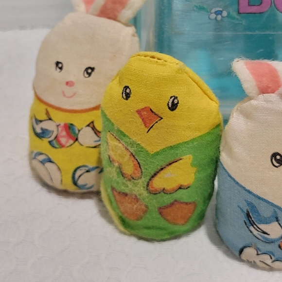 Knickerbocker 1978 vintage Easter Egg bean bag animals toy in carton - Picture 5 of 12